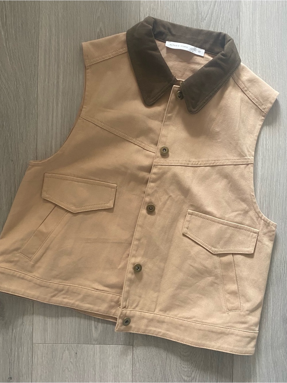 Altar’d State Mixed Media Vest